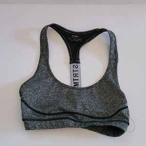 Berksha Startmoving T Back Grey Sports Bra
